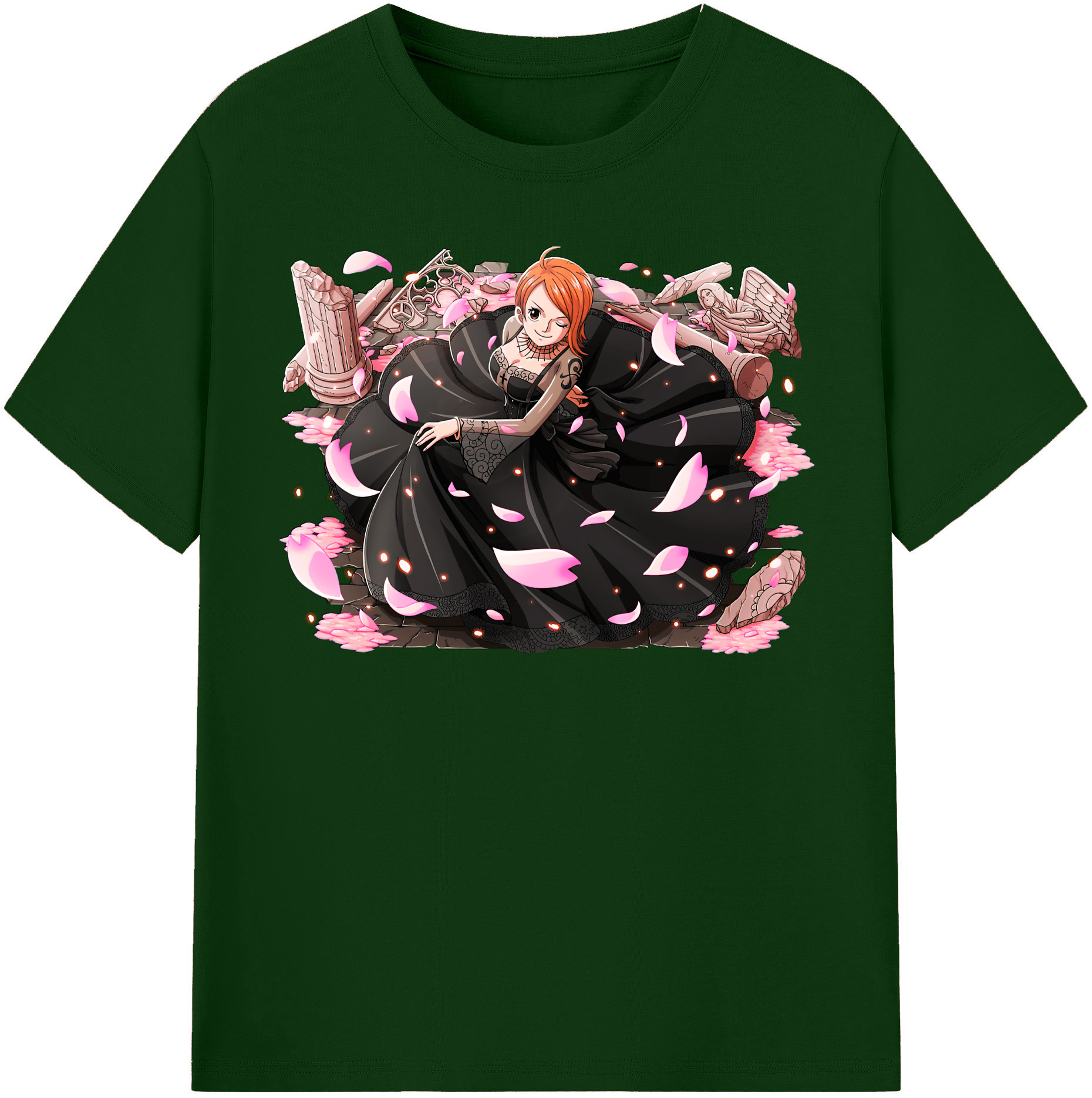 ワンピース ナミ ONE PIECE Nami 綿100％半袖Tシャツ（フロントプリント）